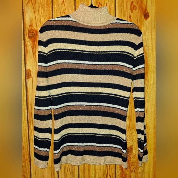 VINTAGE BASIC EDITIONS TURTLENECK SWEATER - Picture 1 of 3